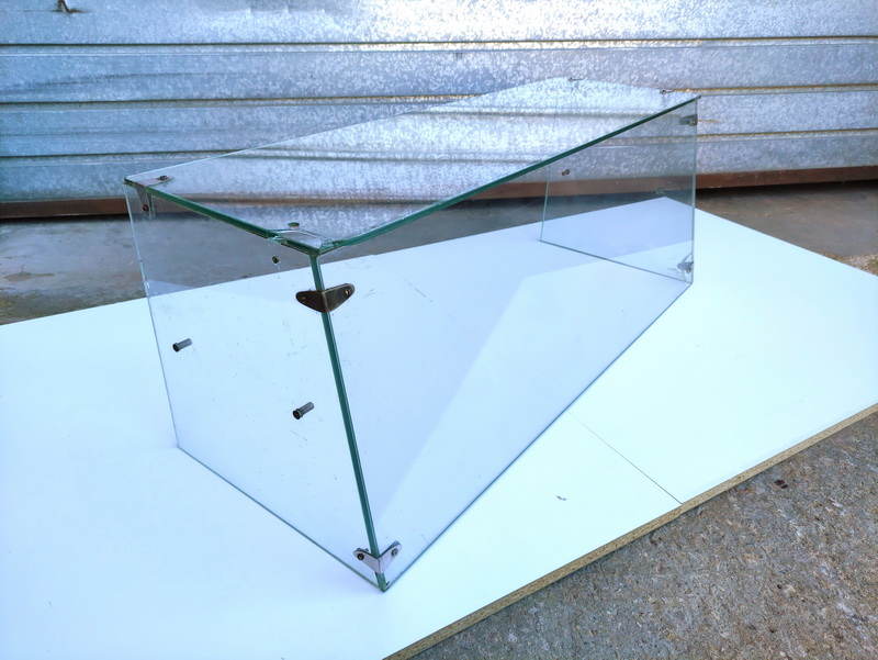 vitrina +estante hosteleria cristal 78x24 30x80x29.5 1u